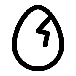 egg crack icon
