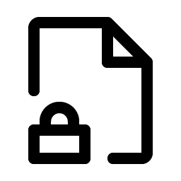 file lock icon