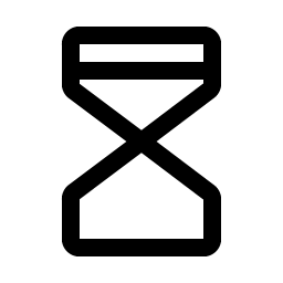 hourglass high icon