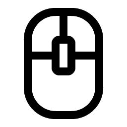 mouse middle click icon