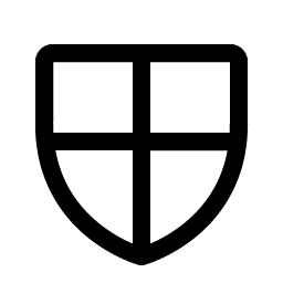 shield checkered icon