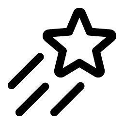 shooting star icon