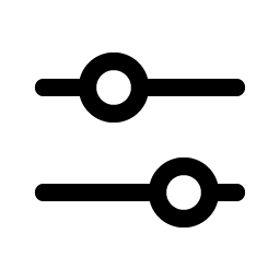 sliders horizontal icon