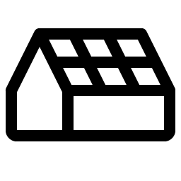 solar roof icon