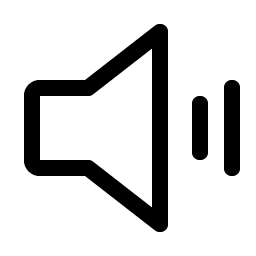 speaker simple high icon