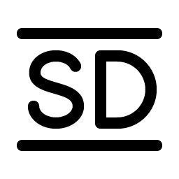 standard definition icon