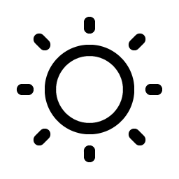 sun dim icon
