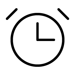 alarm thin icon