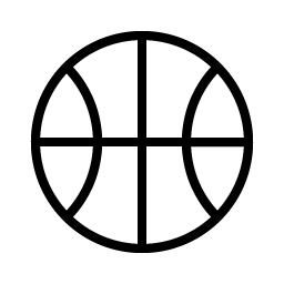 basketball thin icon