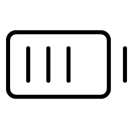 battery high thin icon
