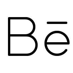 behance logo thin icon