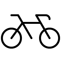 bicycle thin icon