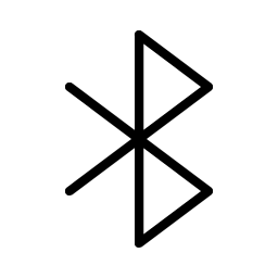 bluetooth thin icon