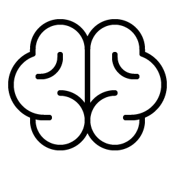 brain thin icon