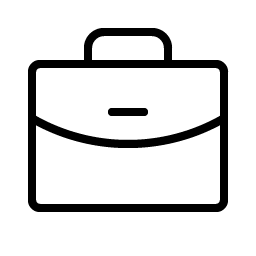 briefcase thin icon