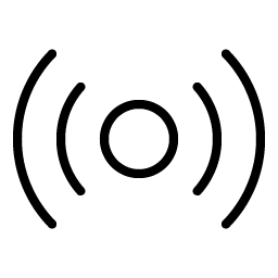 broadcast thin icon