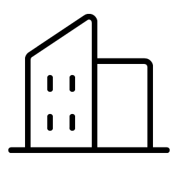 buildings thin icon