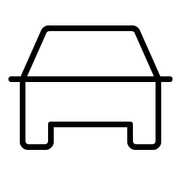 car simple thin icon