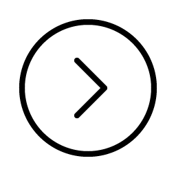 caret circle right thin icon