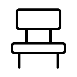 chair thin icon