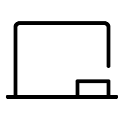 chalkboard simple thin icon
