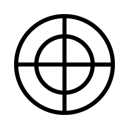 chart polar thin icon