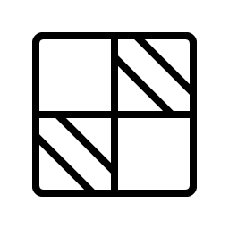 checkerboard thin icon