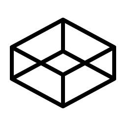 codepen logo thin icon