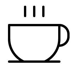 coffee thin icon