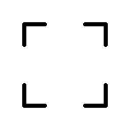 corners out thin icon