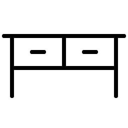 desk thin icon