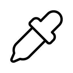 eyedropper thin icon