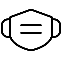 face mask thin icon