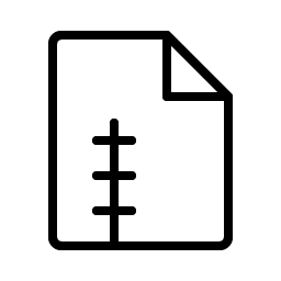 file archive thin icon
