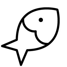 fish thin icon