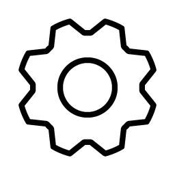 gear thin icon