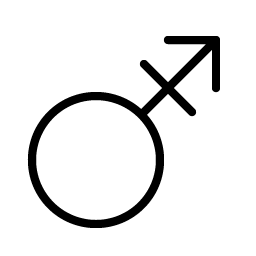 gender transgender thin icon