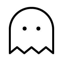ghost thin icon