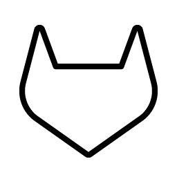 gitlab logo simple thin icon