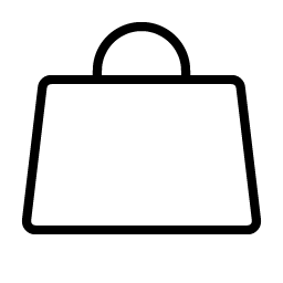 handbag simple thin icon