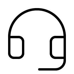 headset thin icon