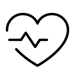 heartbeat thin icon
