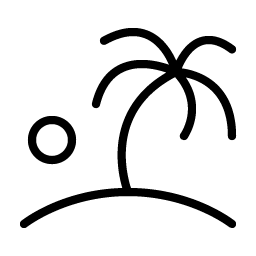 island thin icon