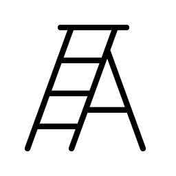 ladder thin icon