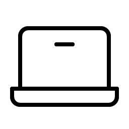 laptop thin icon