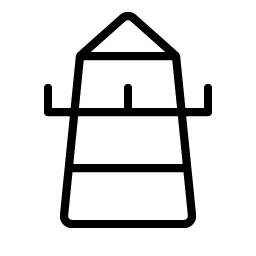 lighthouse thin icon