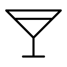 martini thin icon