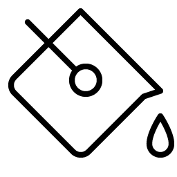 paint bucket thin icon