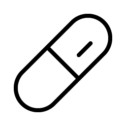 pill thin icon