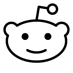 reddit logo thin icon